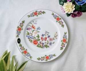 英國Aynsley 小屋花園系列 骨瓷餐盤20cm