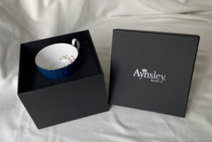 英國Aynsley 小屋花園系列 骨瓷奧本色釉杯盤組