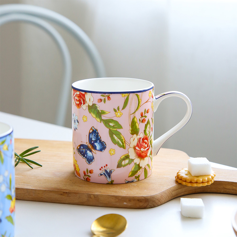 英國Aynsley 小屋花園系列 陶瓷馬克杯組（4色組）