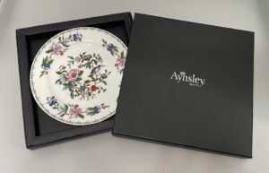 英國Aynsley 雀鳥系列 骨瓷餐盤20/27cm