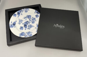 英國Aynsley 玫瑰系列 骨瓷餐盤20cm